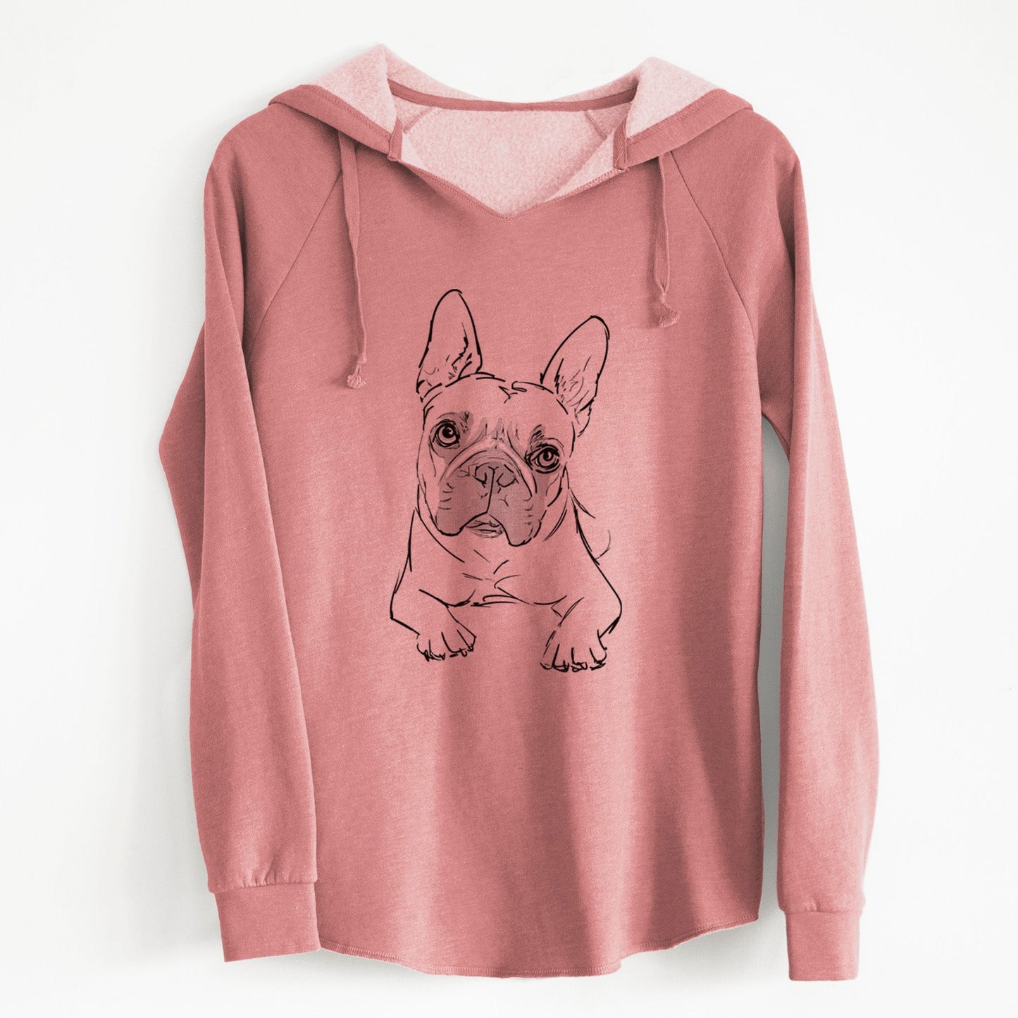 Doodled Buster the French Bulldog - Cali Wave Hooded Sweatshirt
