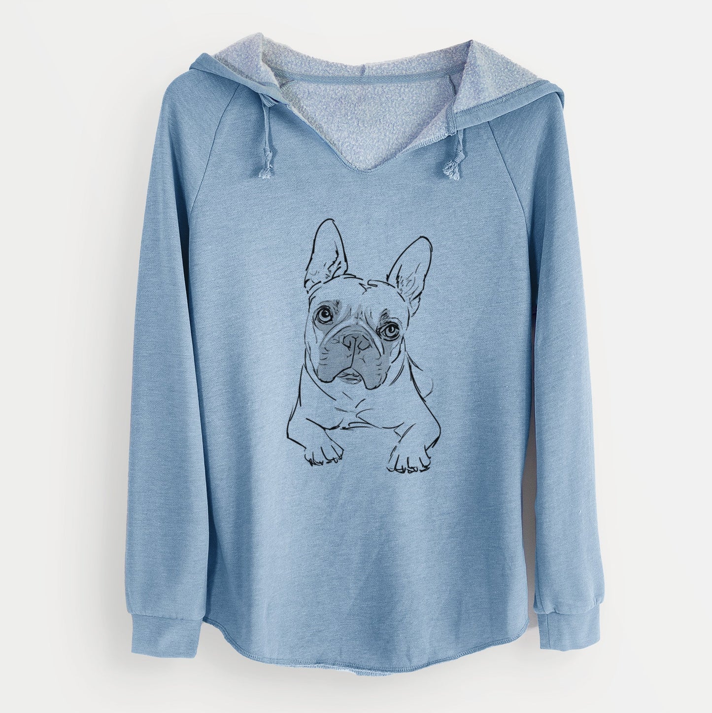 Doodled Buster the French Bulldog - Cali Wave Hooded Sweatshirt