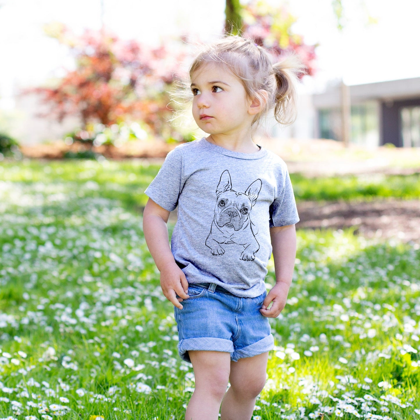 Doodled Buster the French Bulldog - Kids/Youth/Toddler Shirt