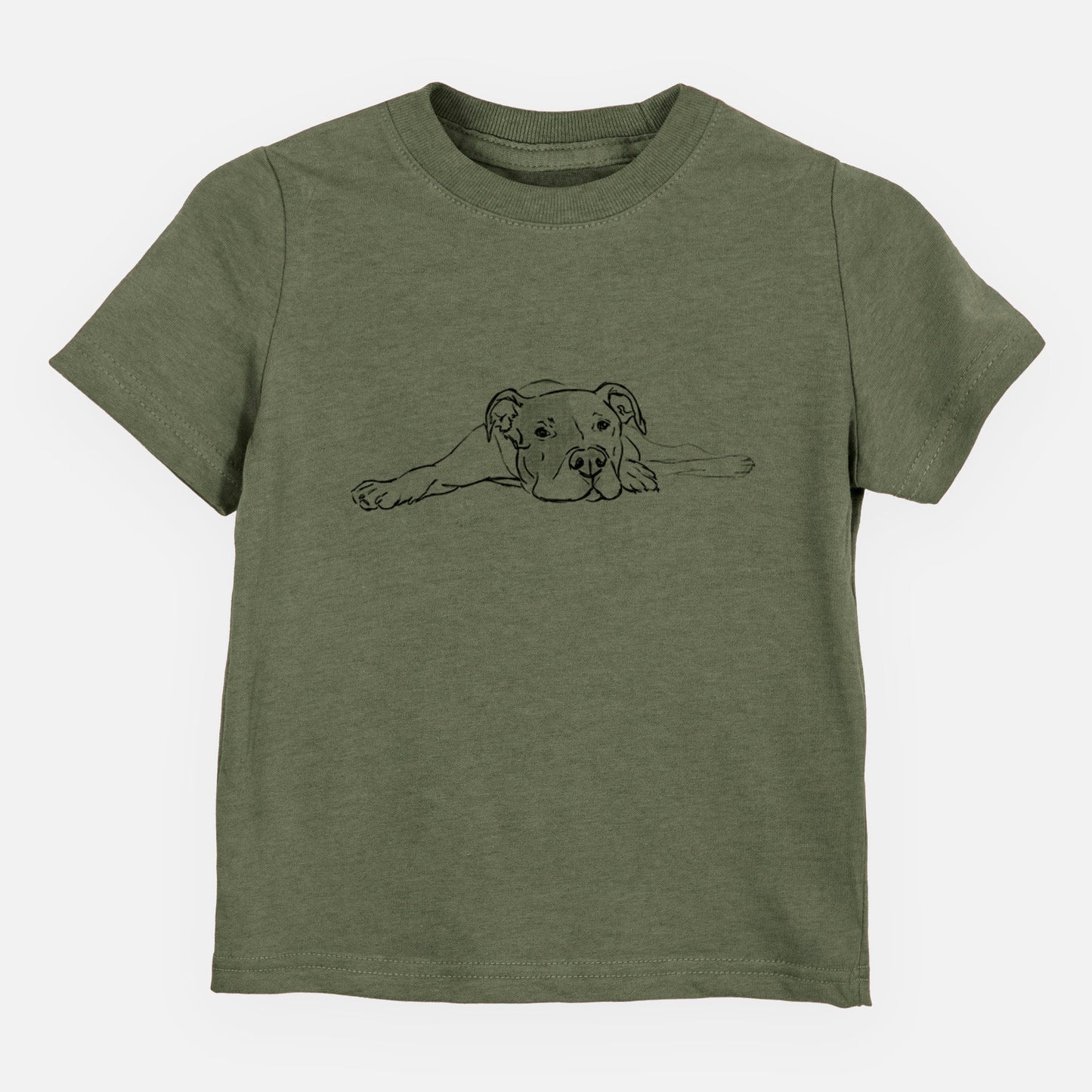 Doodled Harvey the American Staffordshire Terrier - Kids/Youth/Toddler Shirt
