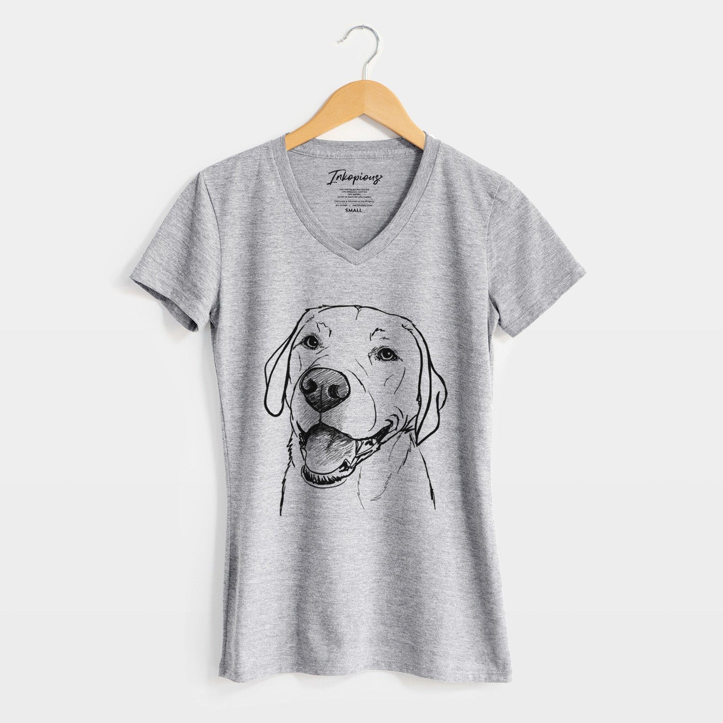 Doodled Jimmy the Larbrador Retriever - Women's Perfect V-neck Shirt