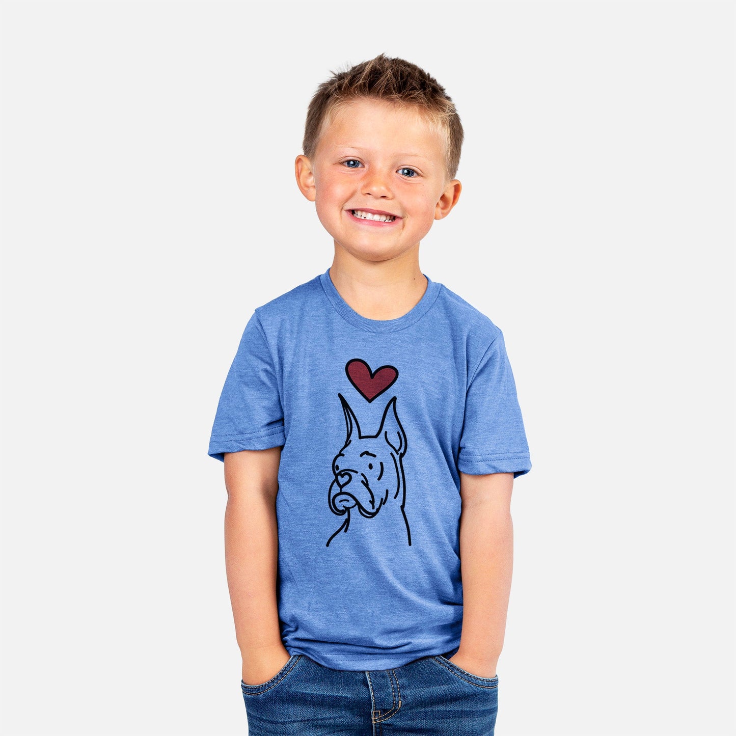 Love Always Rescue Boxer - Billy - Kids/Youth/Toddler Shirt