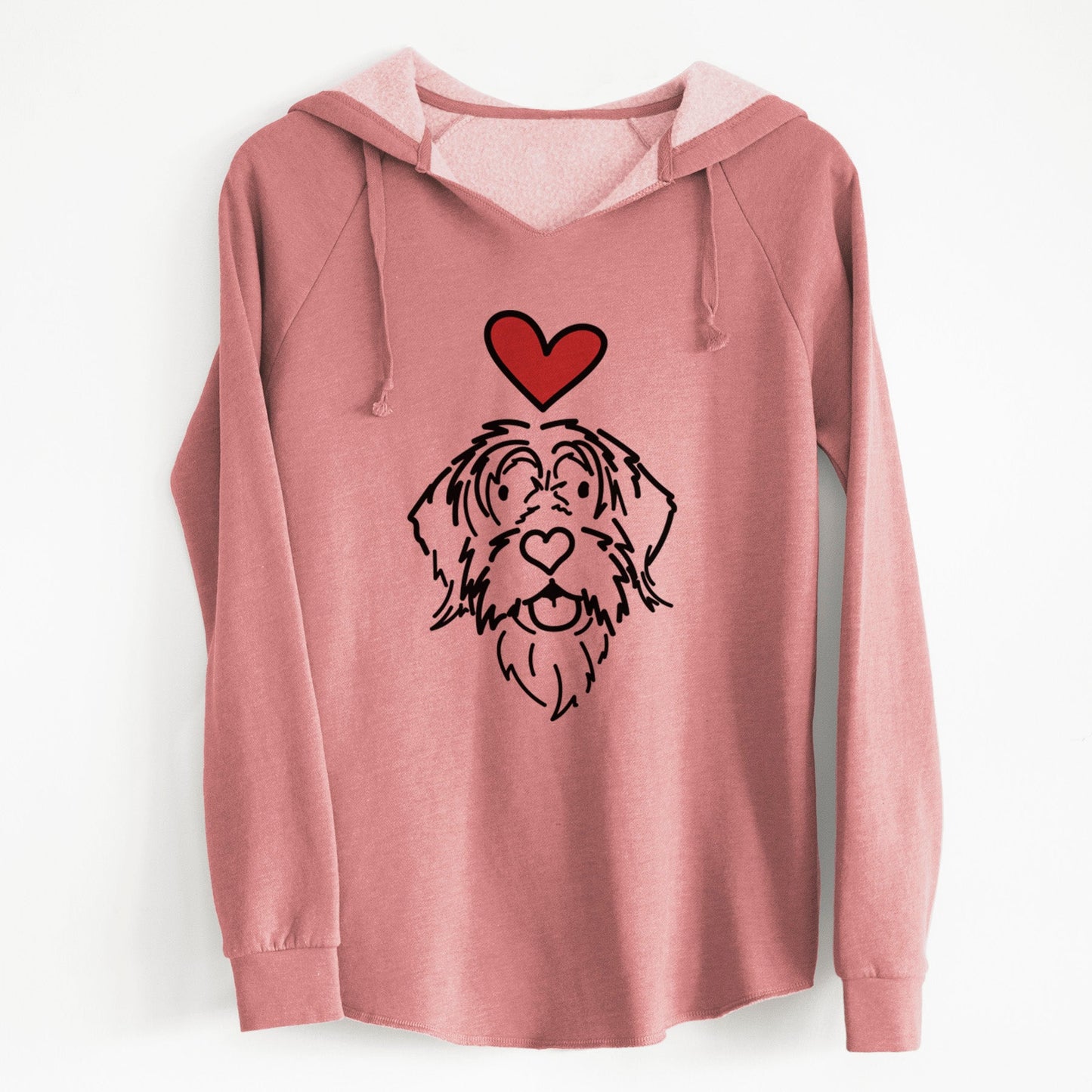 Love Always Wirehaird Pointing Griffon - Gary - Cali Wave Hooded Sweatshirt