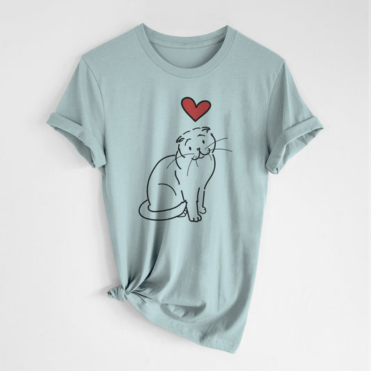 Love Always Scottish Fold Cat - Hank - Unisex Crewneck