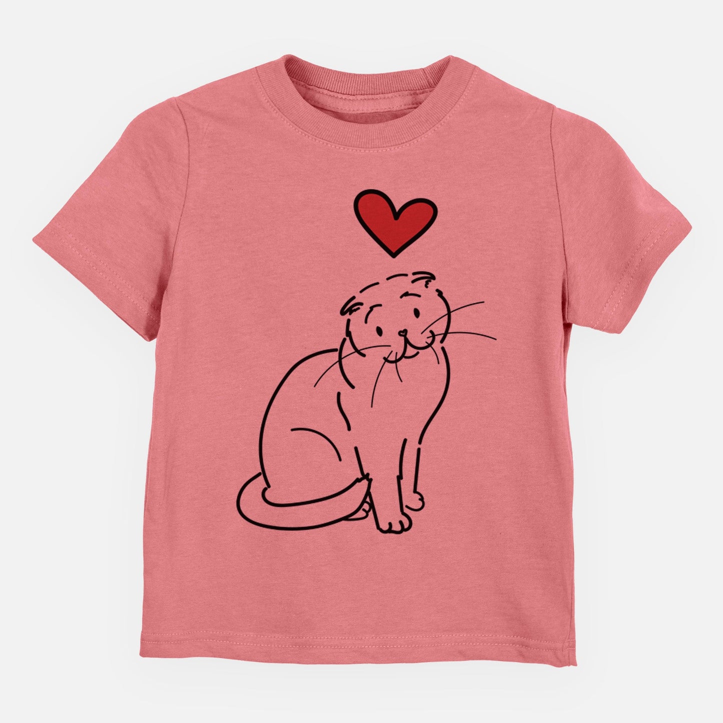 Love Always Scottish Fold Cat - Hank - Kids/Youth/Toddler Shirt