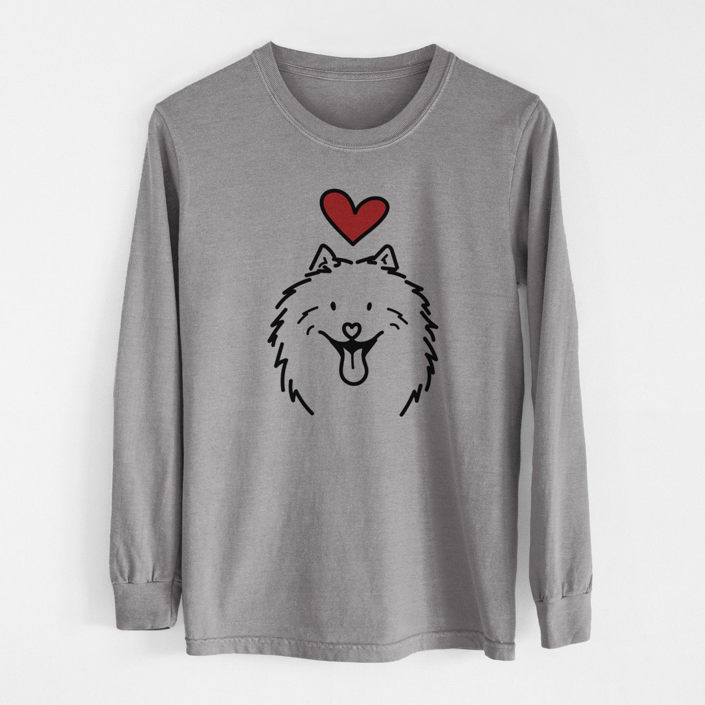 Love Always Samoyed - Johnny - Heavyweight 100% Cotton Long Sleeve