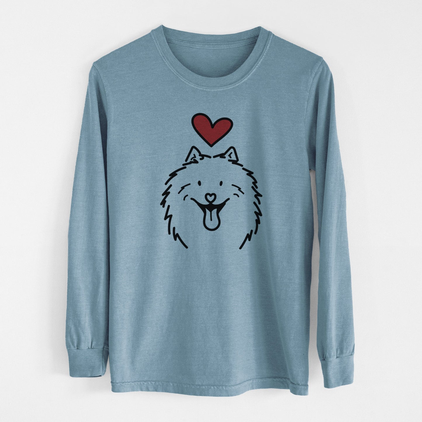Love Always Samoyed - Johnny - Heavyweight 100% Cotton Long Sleeve