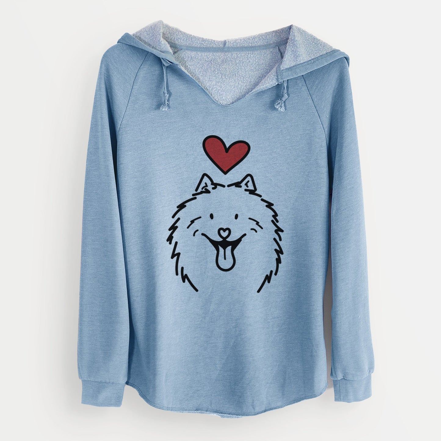 Love Always Samoyed - Johnny - Cali Wave Hooded Sweatshirt