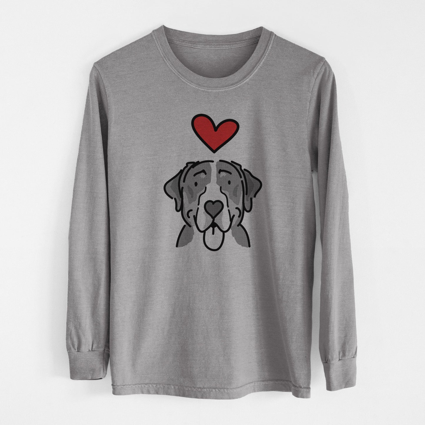 Love Always Greater Swiss Mountain Dog - Moose - Heavyweight 100% Cotton Long Sleeve