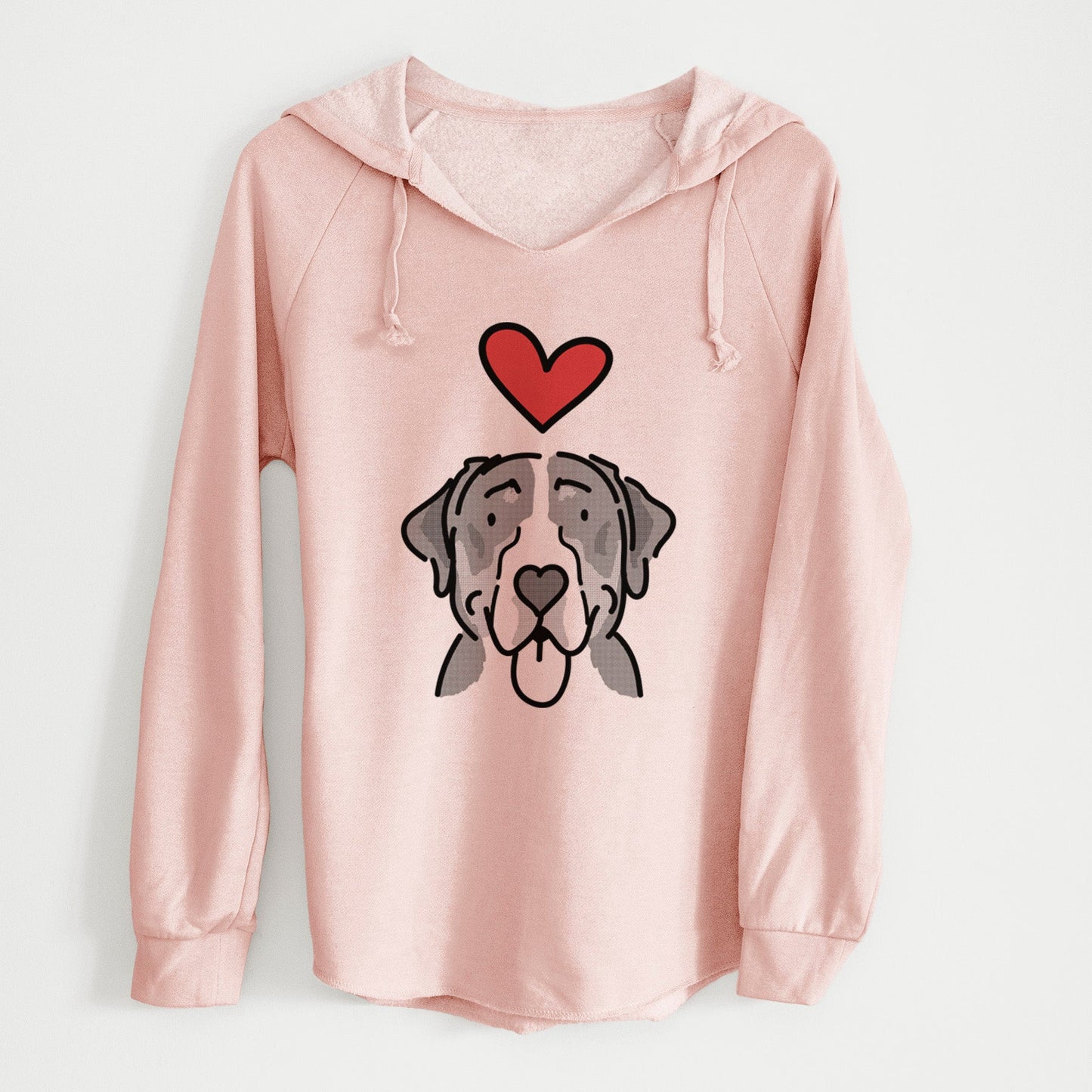 Love Always Greater Swiss Mountain Dog - Moose - Cali Wave Hooded Sweatshirt