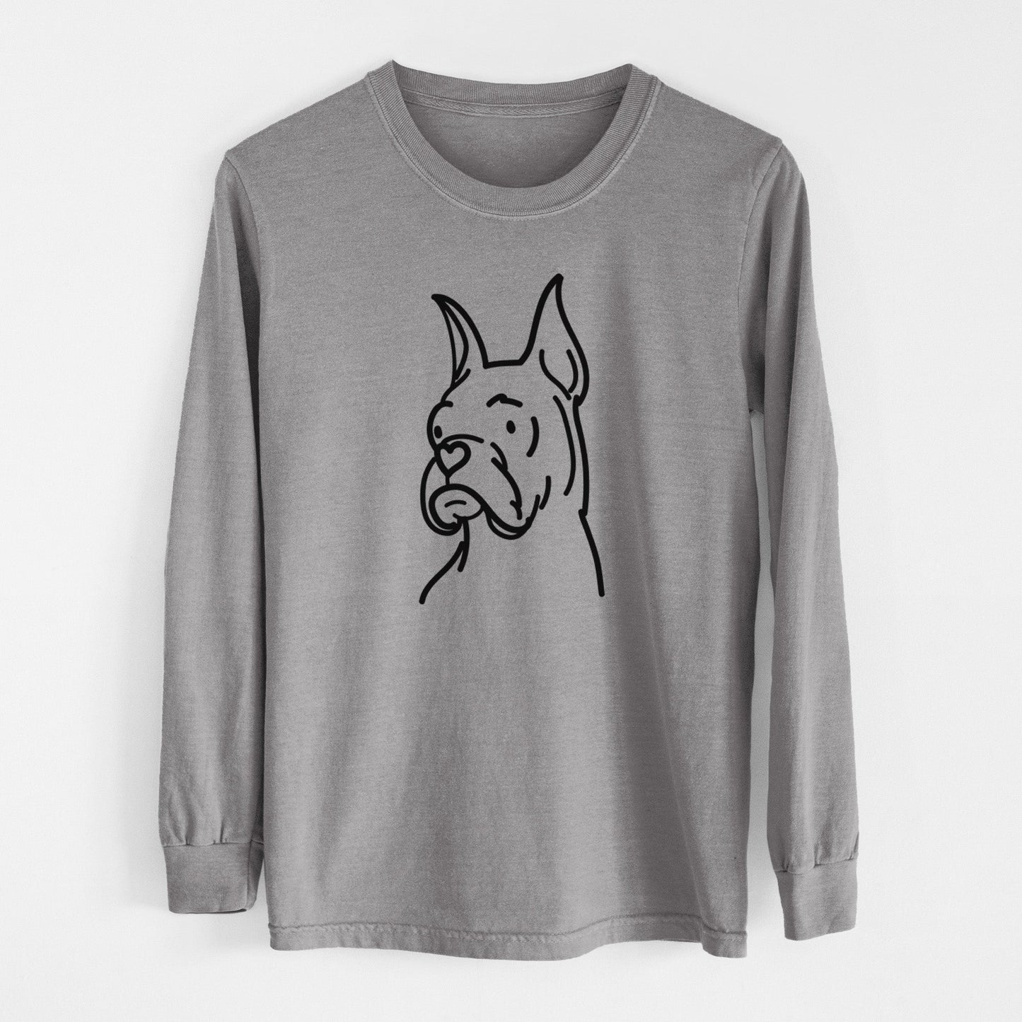 Love Always Rescue Boxer - Billy - Heavyweight 100% Cotton Long Sleeve