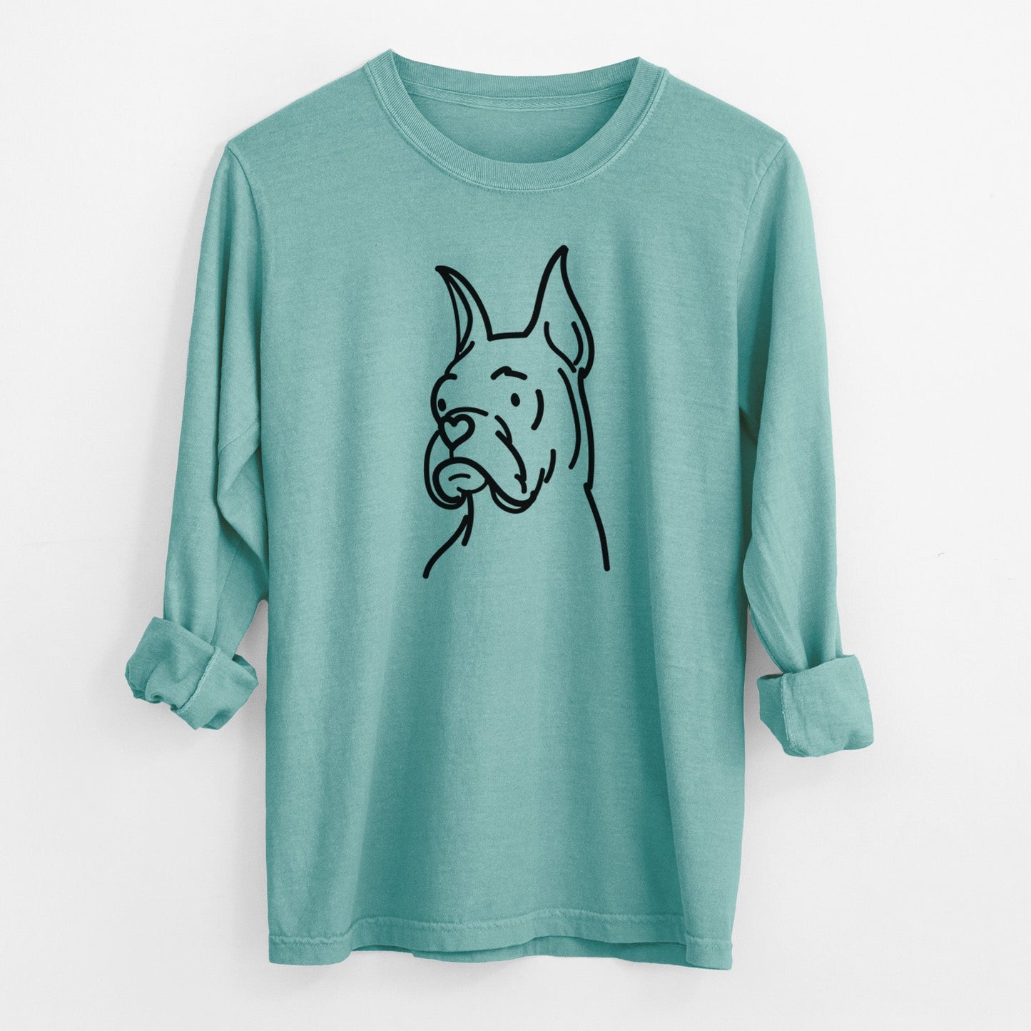 Love Always Rescue Boxer - Billy - Heavyweight 100% Cotton Long Sleeve