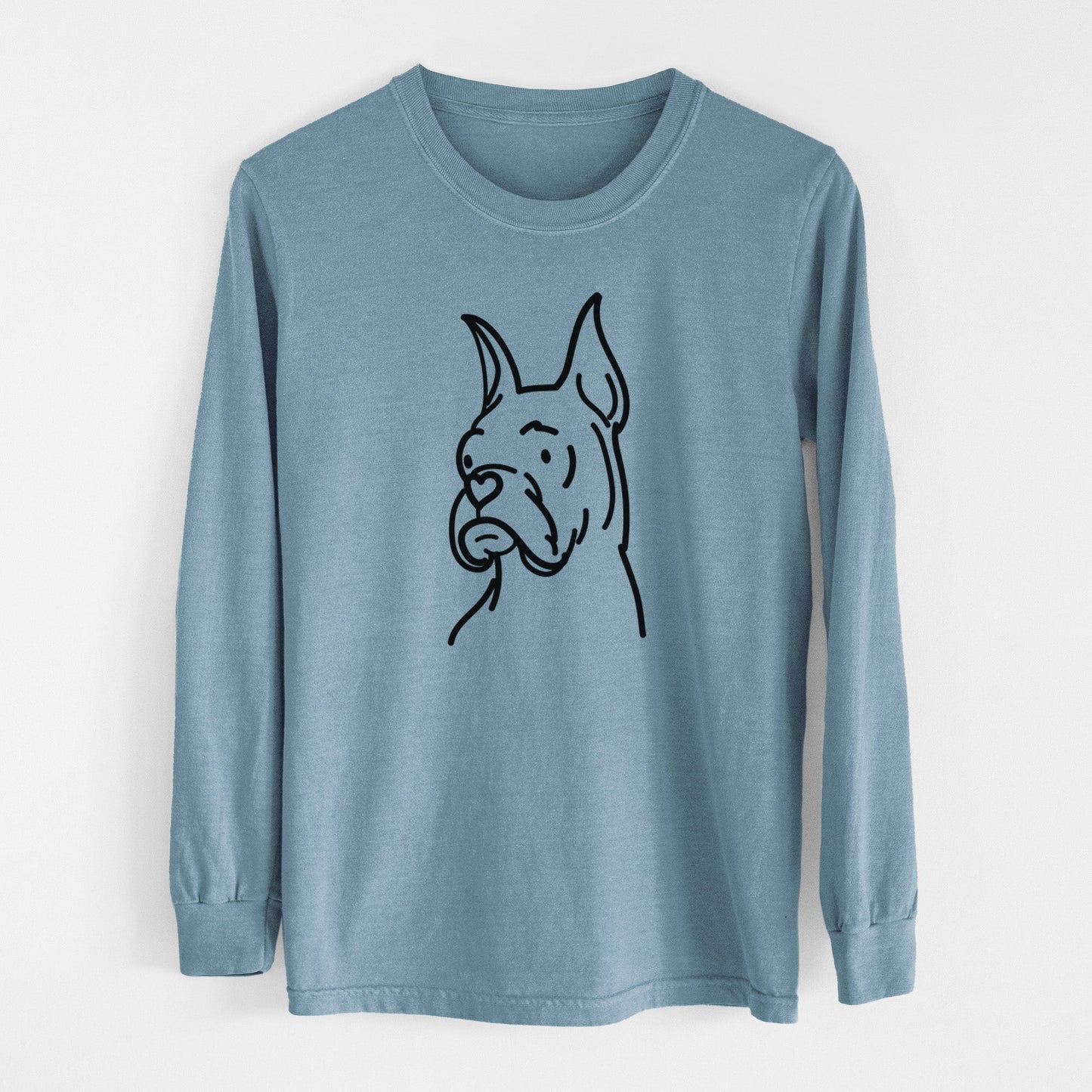 Love Always Rescue Boxer - Billy - Heavyweight 100% Cotton Long Sleeve