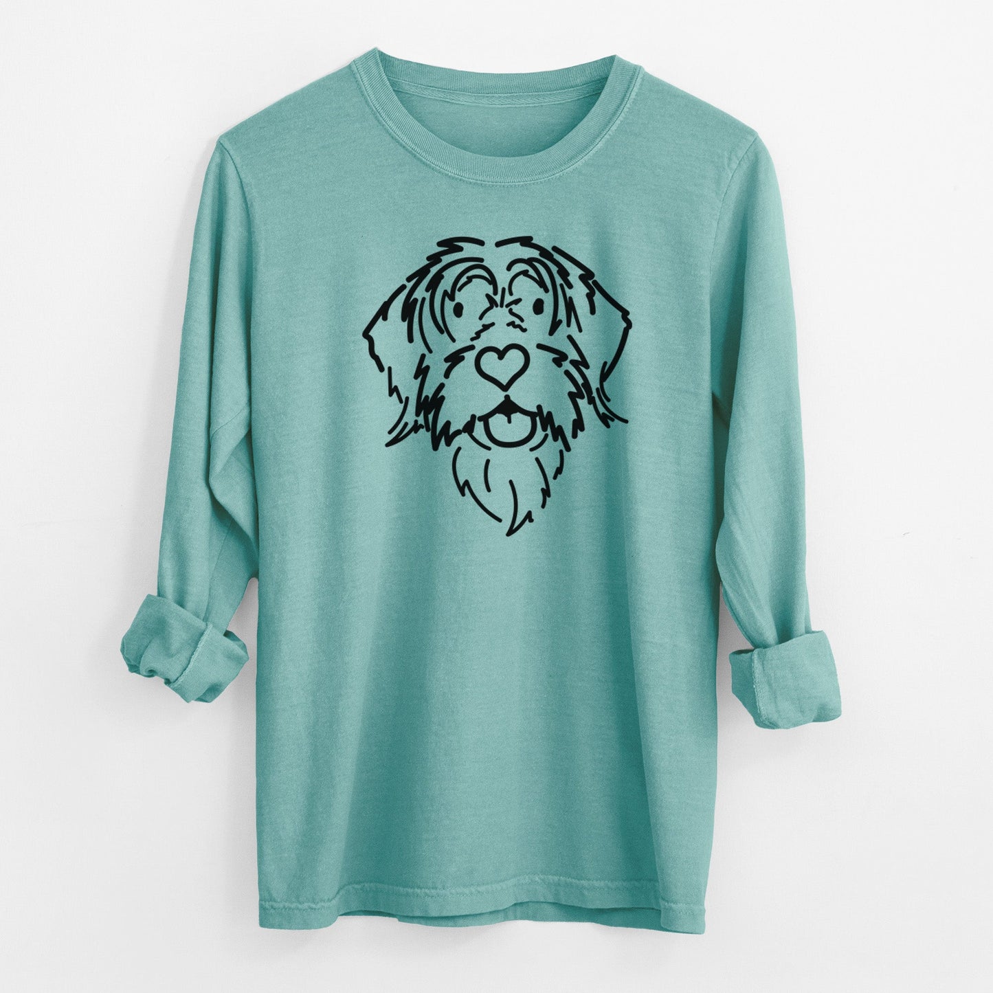 Love Always Wirehaird Pointing Griffon - Gary - Heavyweight 100% Cotton Long Sleeve
