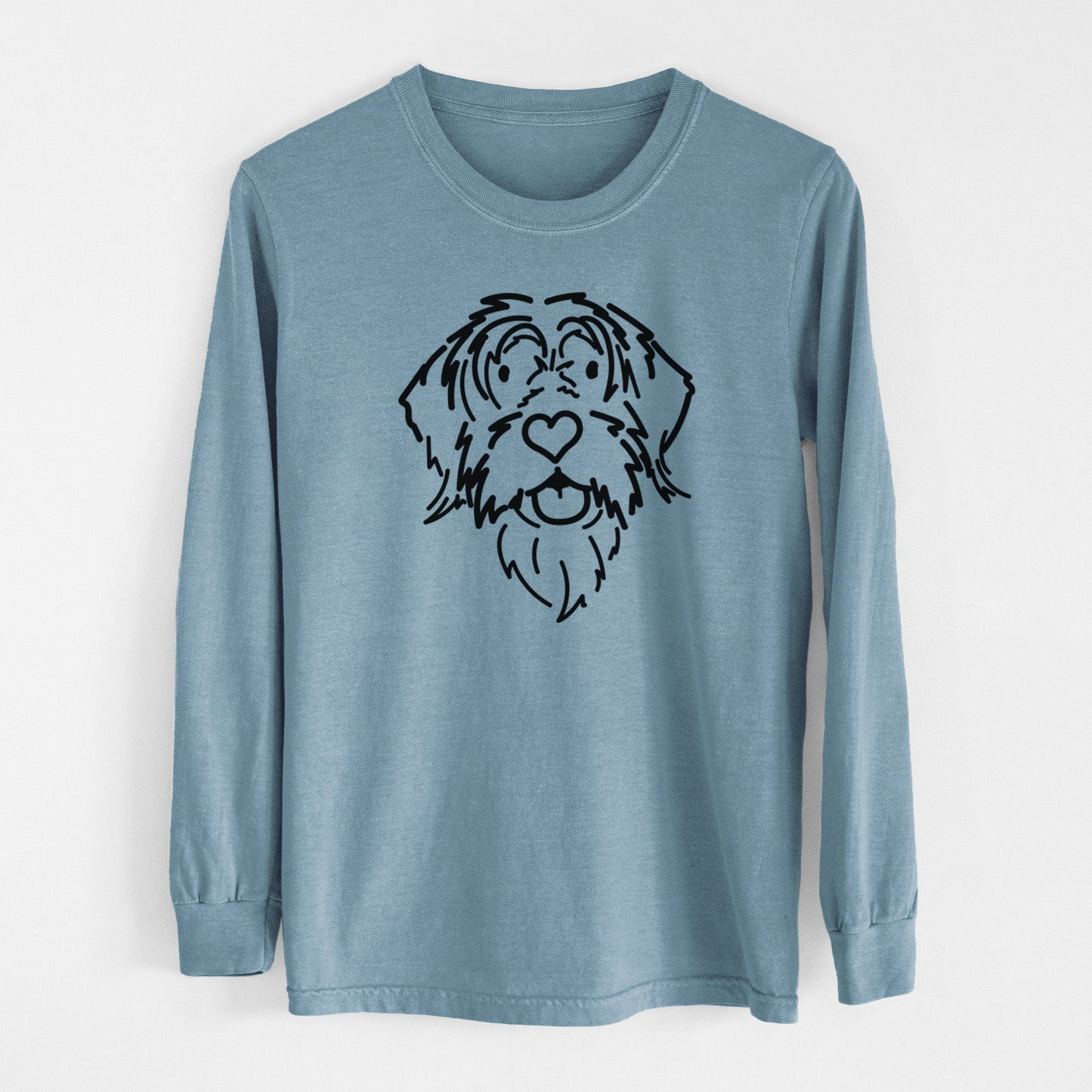 Love Always Wirehaird Pointing Griffon - Gary - Heavyweight 100% Cotton Long Sleeve