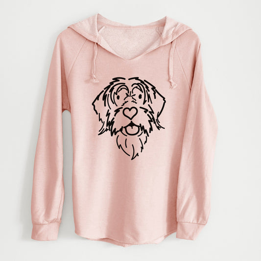 Love Always Wirehaird Pointing Griffon - Gary - Cali Wave Hooded Sweatshirt