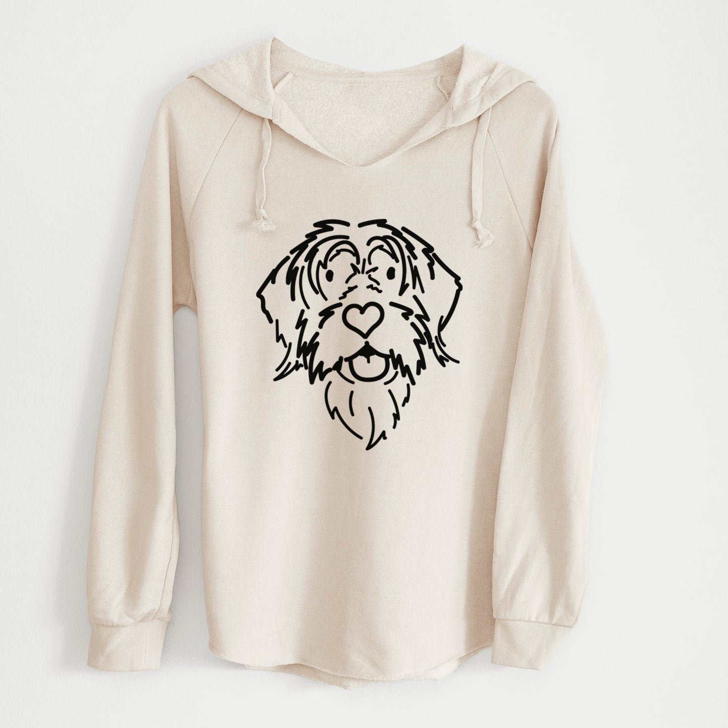 Love Always Wirehaird Pointing Griffon - Gary - Cali Wave Hooded Sweatshirt