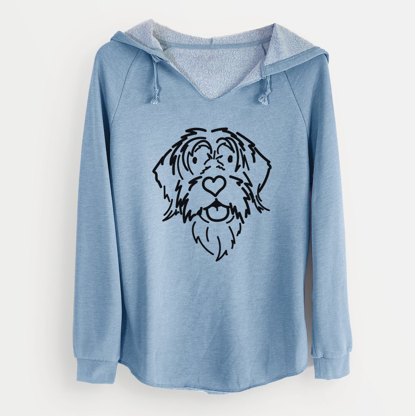 Love Always Wirehaird Pointing Griffon - Gary - Cali Wave Hooded Sweatshirt