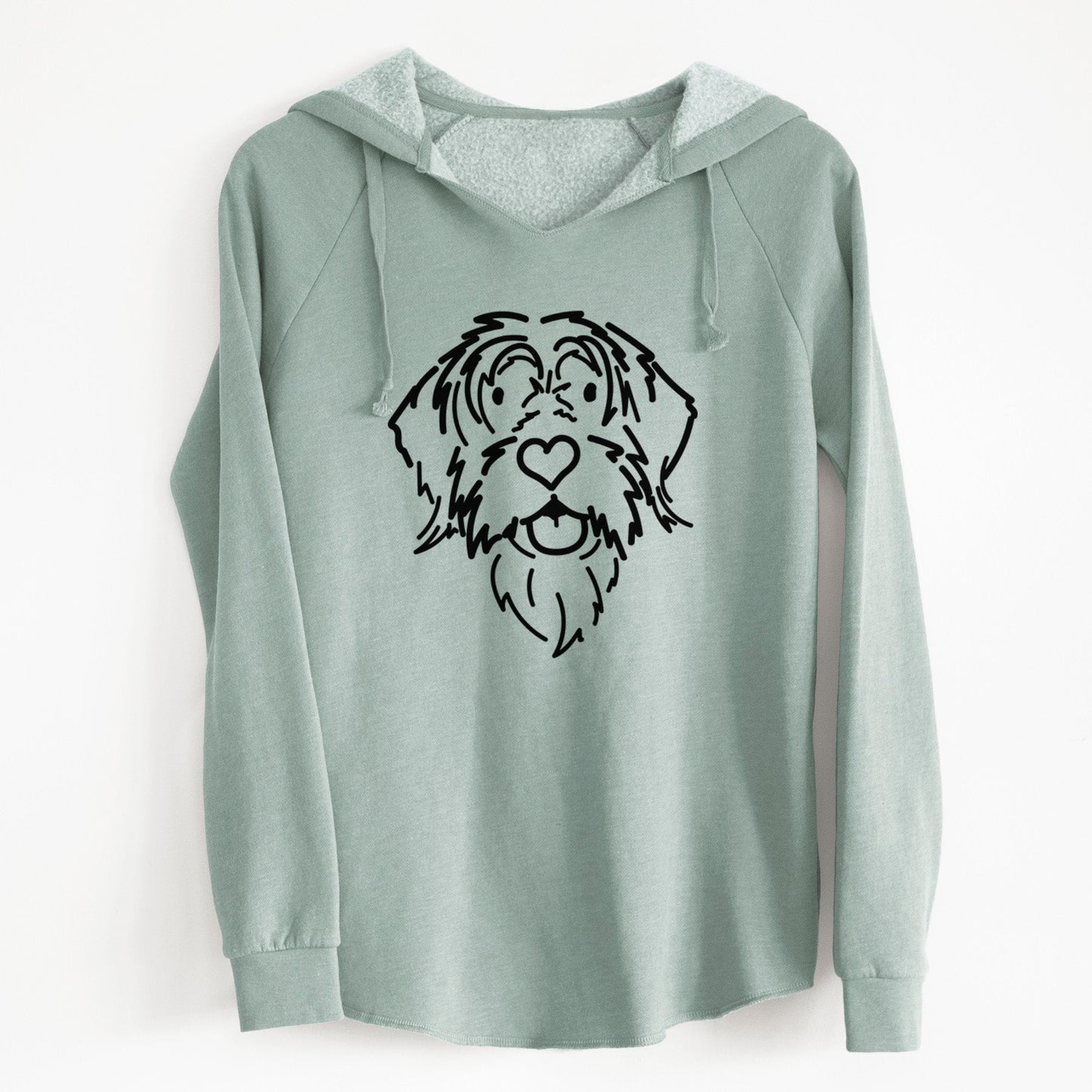 Love Always Wirehaird Pointing Griffon - Gary - Cali Wave Hooded Sweatshirt