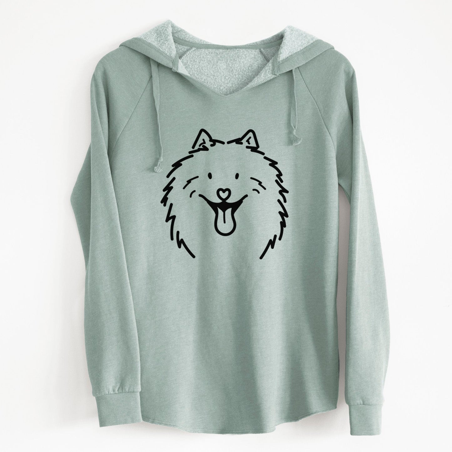 Love Always Samoyed - Johnny - Cali Wave Hooded Sweatshirt