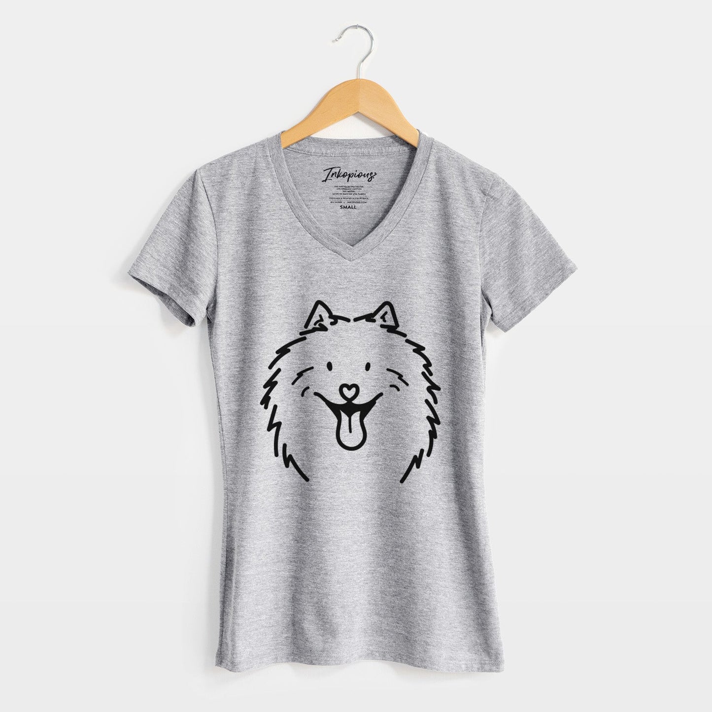 Love Always Samoyed - Johnny - Women's Perfect V-neck Shirt