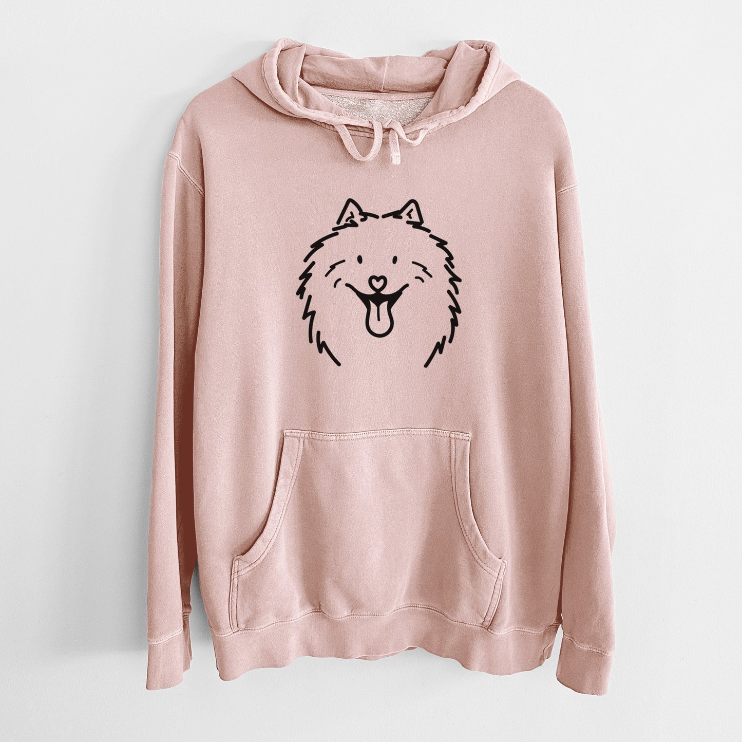 Love Always Samoyed - Johnny - Unisex Pigment Dyed Hoodie
