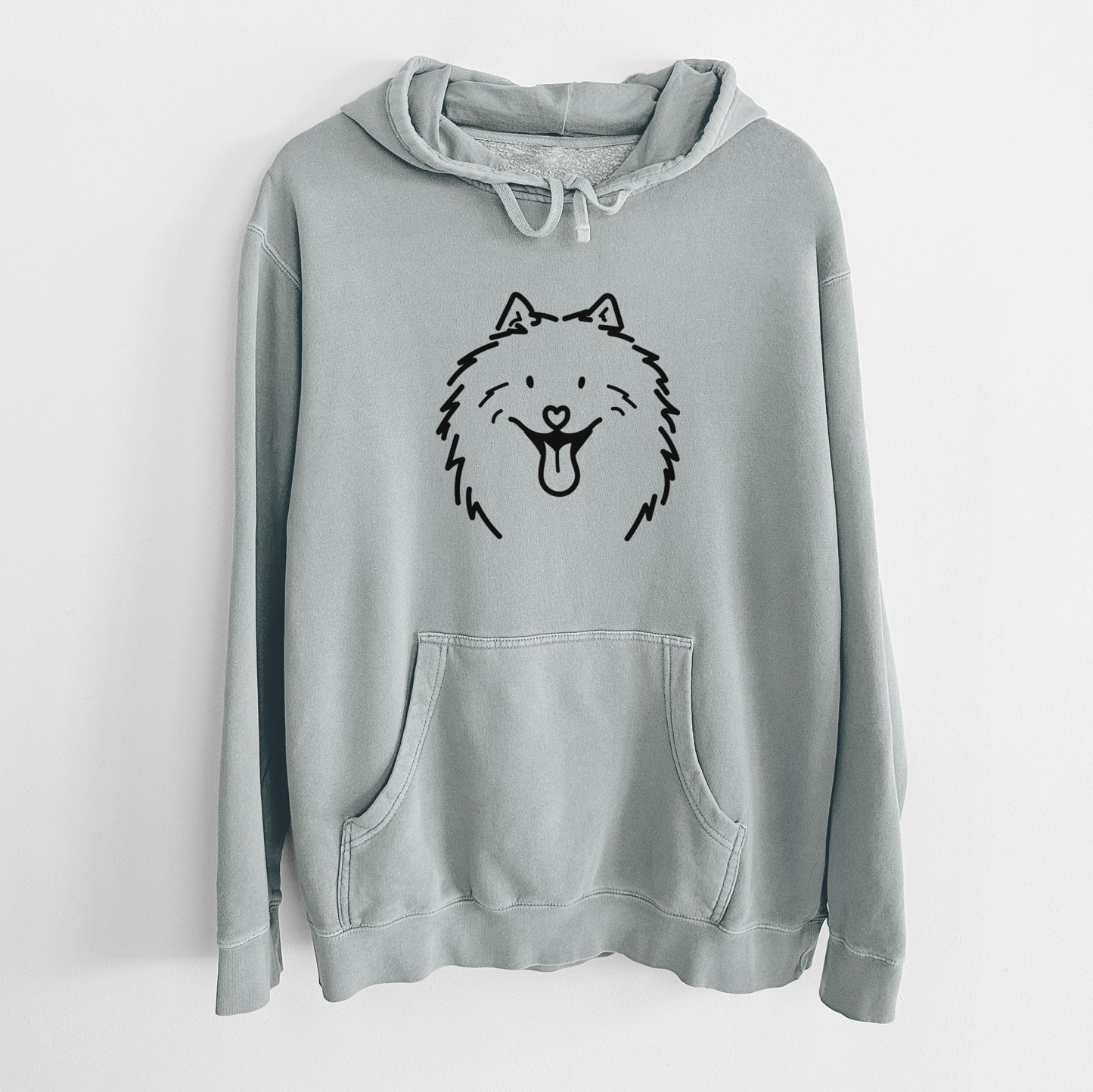 Love Always Samoyed - Johnny - Unisex Pigment Dyed Hoodie