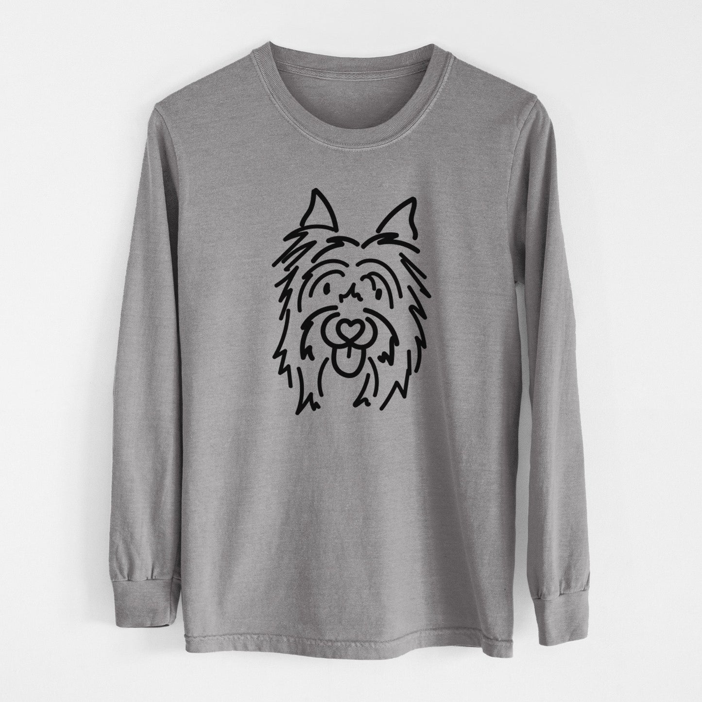 Love Always Silky Terrier - Monty - Heavyweight 100% Cotton Long Sleeve