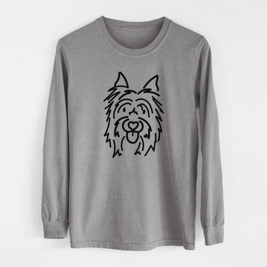 Love Always Silky Terrier - Monty - Heavyweight 100% Cotton Long Sleeve