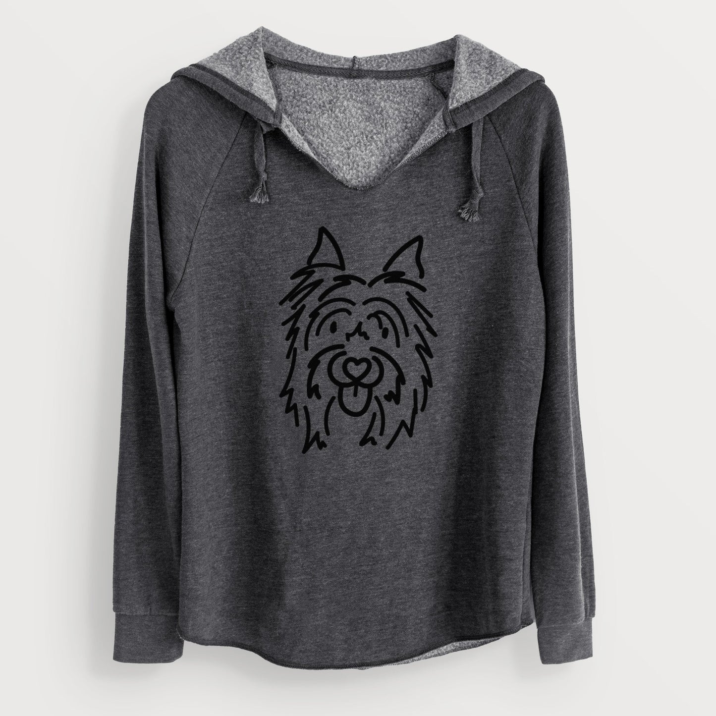 Love Always Silky Terrier - Monty - Cali Wave Hooded Sweatshirt