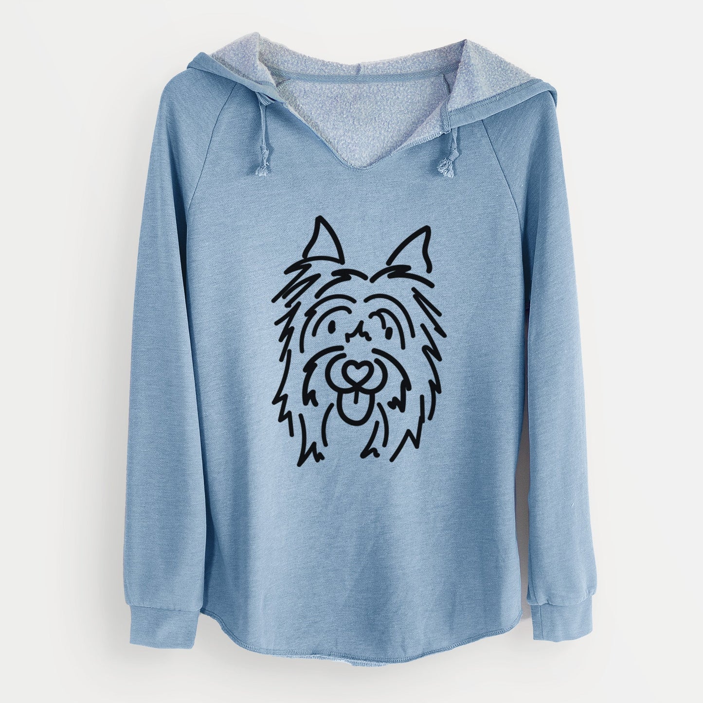 Love Always Silky Terrier - Monty - Cali Wave Hooded Sweatshirt