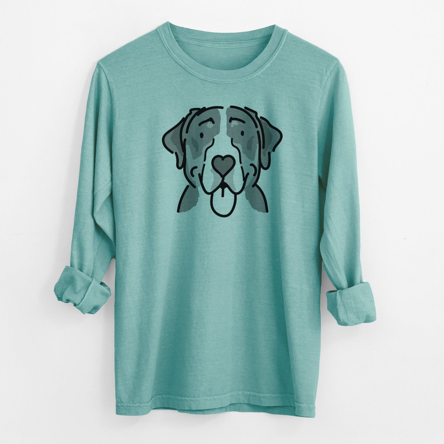 Love Always Greater Swiss Mountain Dog - Moose - Heavyweight 100% Cotton Long Sleeve