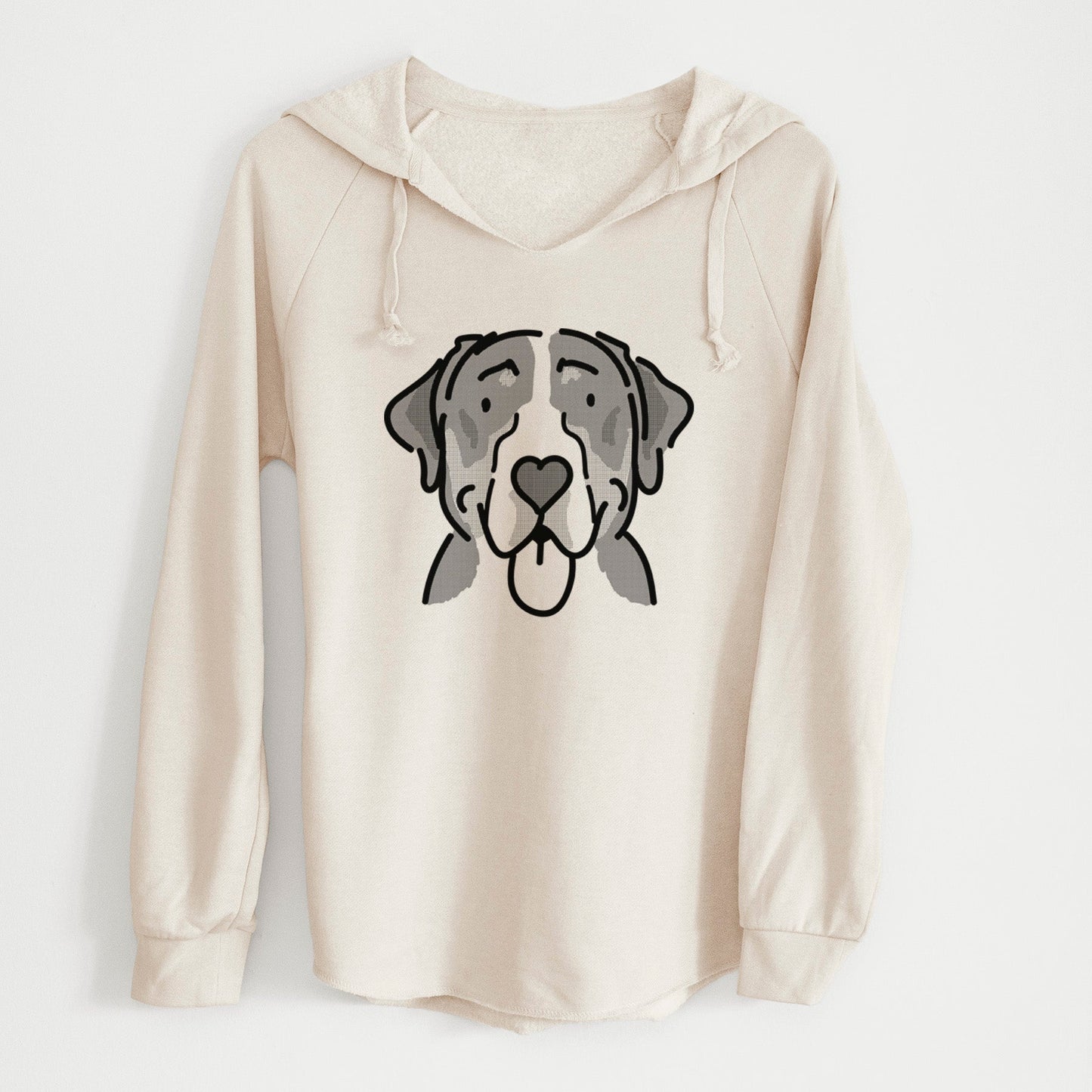 Love Always Greater Swiss Mountain Dog - Moose - Cali Wave Hooded Sweatshirt