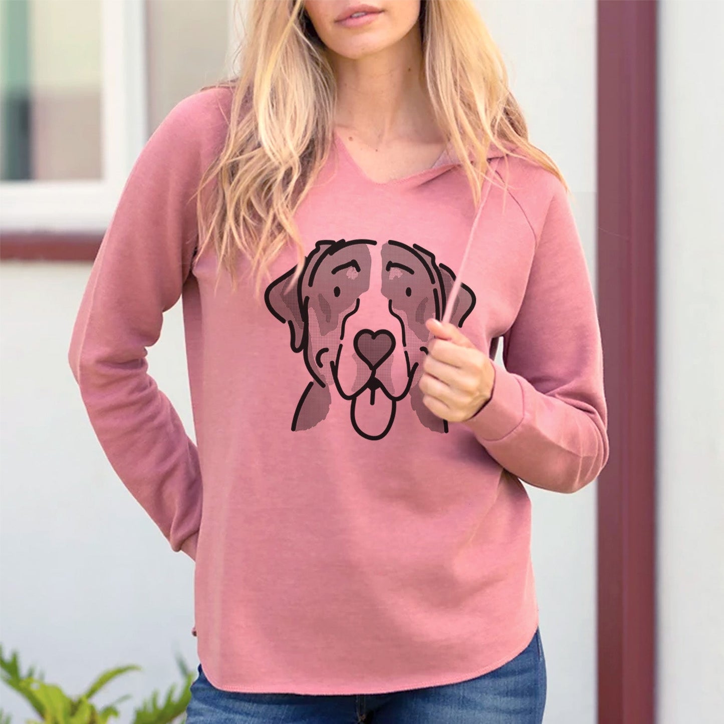 Love Always Greater Swiss Mountain Dog - Moose - Cali Wave Hooded Sweatshirt