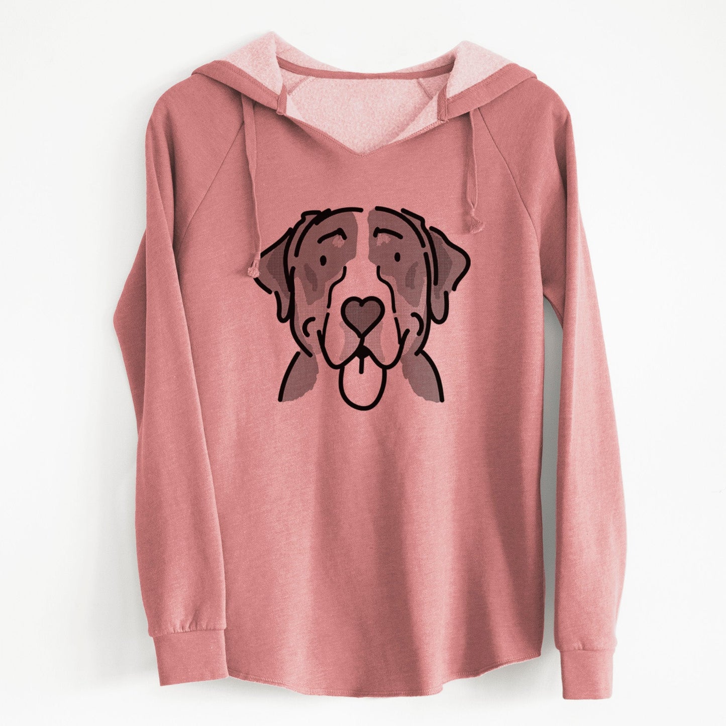 Love Always Greater Swiss Mountain Dog - Moose - Cali Wave Hooded Sweatshirt