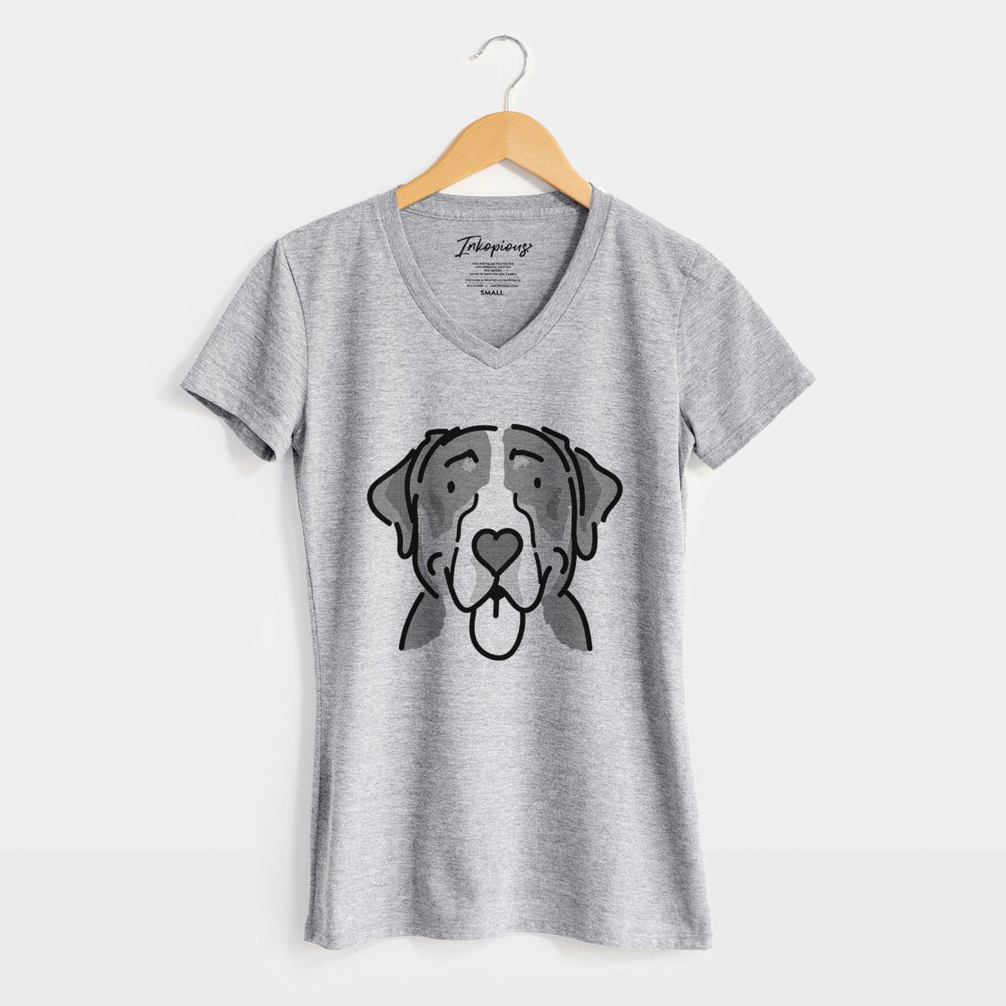Love Always Greater Swiss Mountain Dog - Moose - Women's Perfect V-neck Shirt