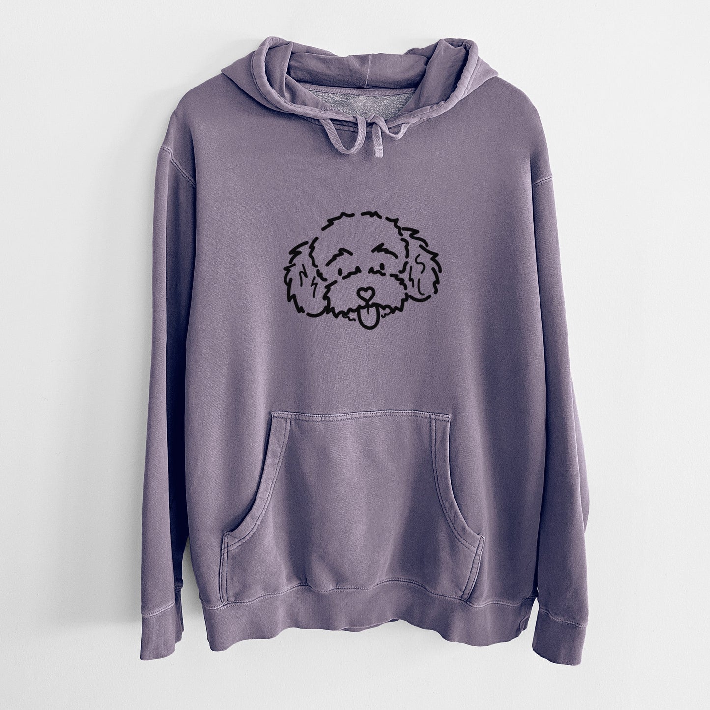 Love Always Toy Poodle - Ricci - Unisex Pigment Dyed Hoodie