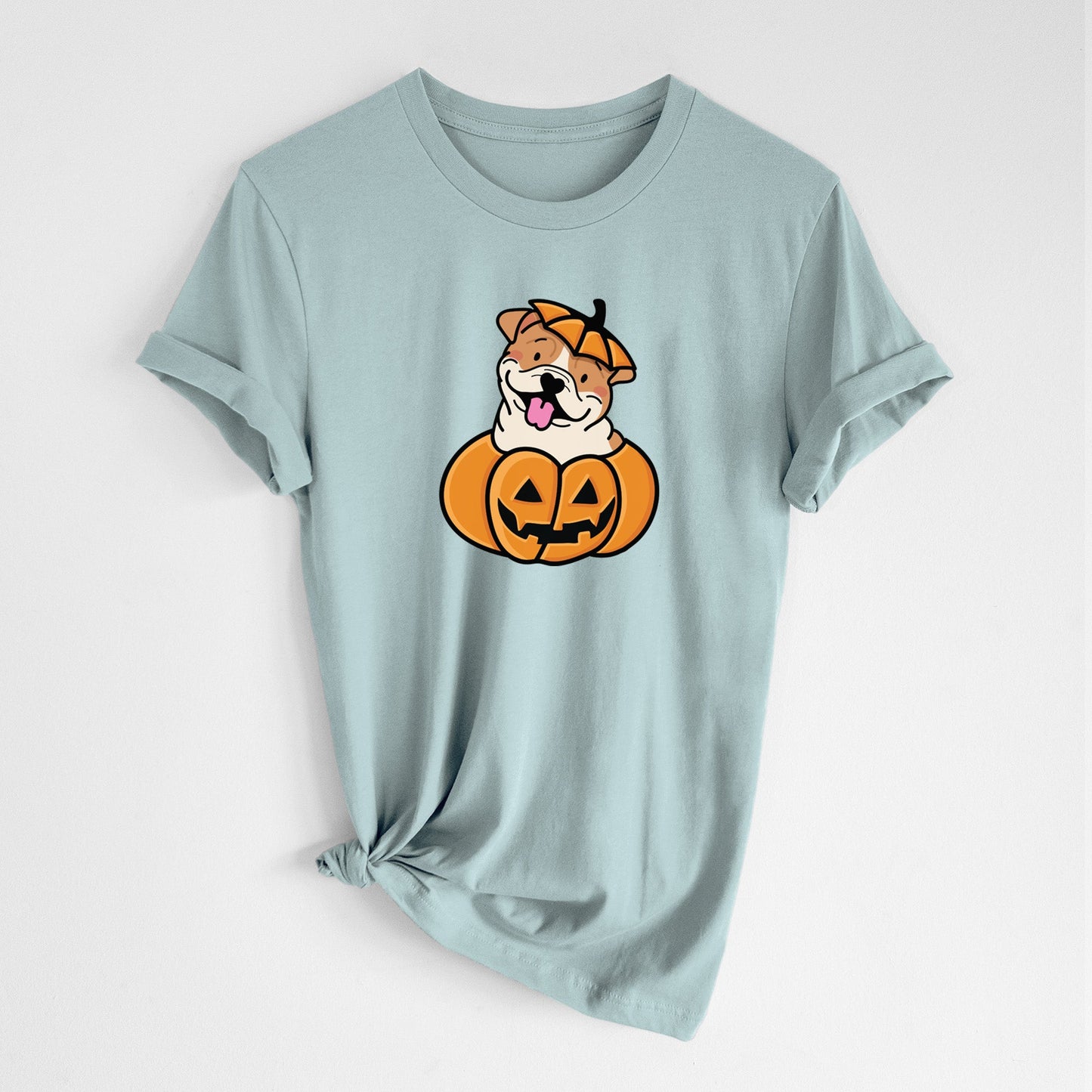 Pumpkin Pup - English Bulldog - Unisex Crewneck
