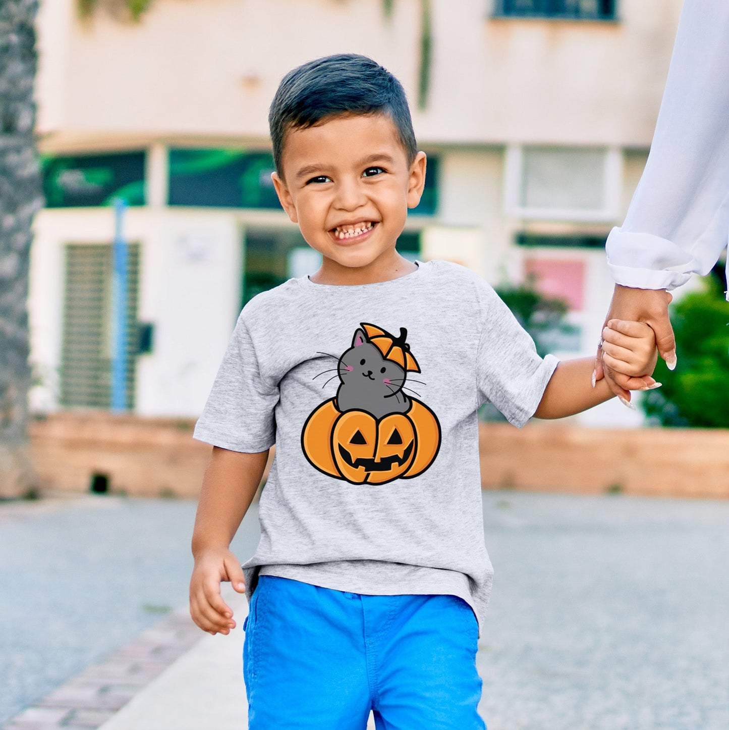 Pumpkin Cat - Black Cat - Kids/Youth/Toddler Shirt