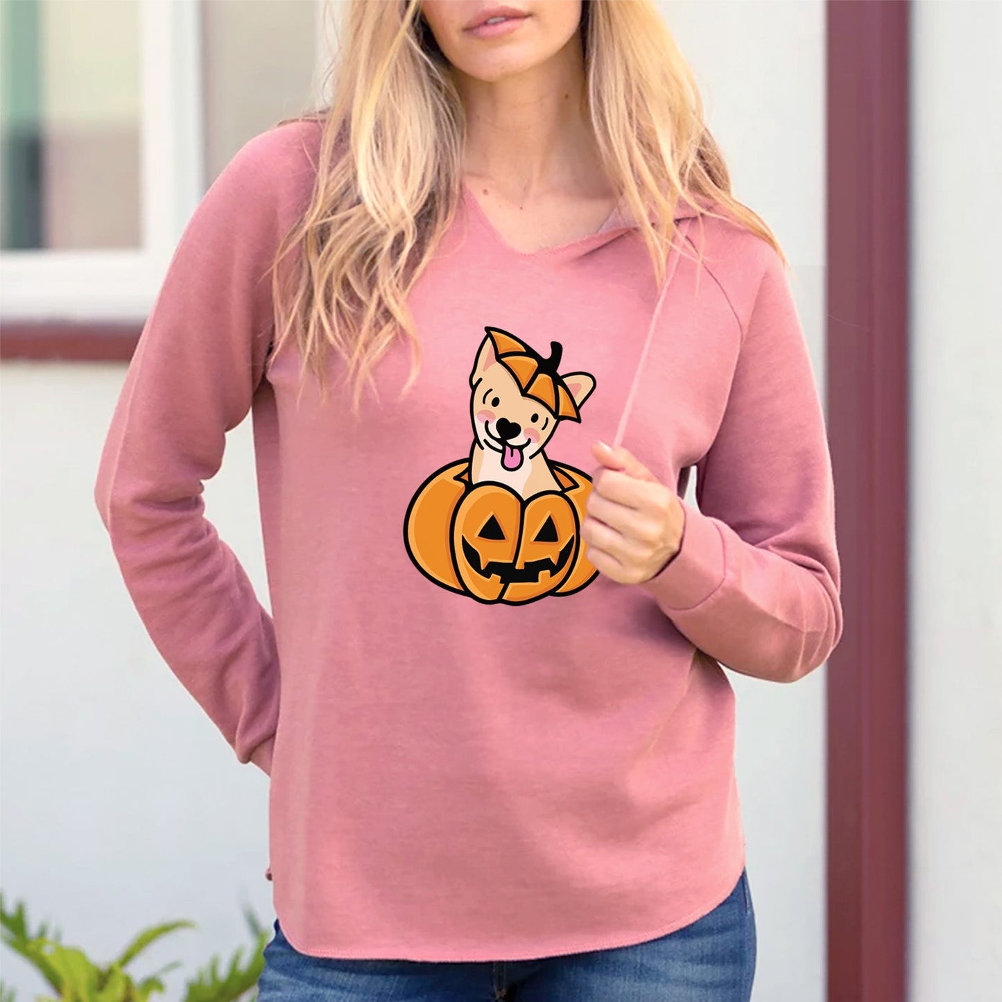 Pumpkin Pup - Chihuahua - Cali Wave Hooded Sweatshirt