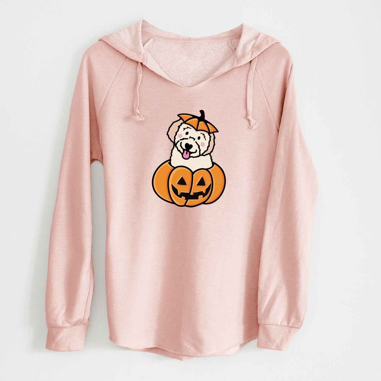 Pumpkin Pup - Doodle - Cali Wave Hooded Sweatshirt