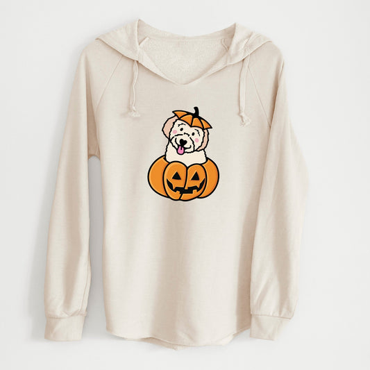 Pumpkin Pup - Doodle - Cali Wave Hooded Sweatshirt