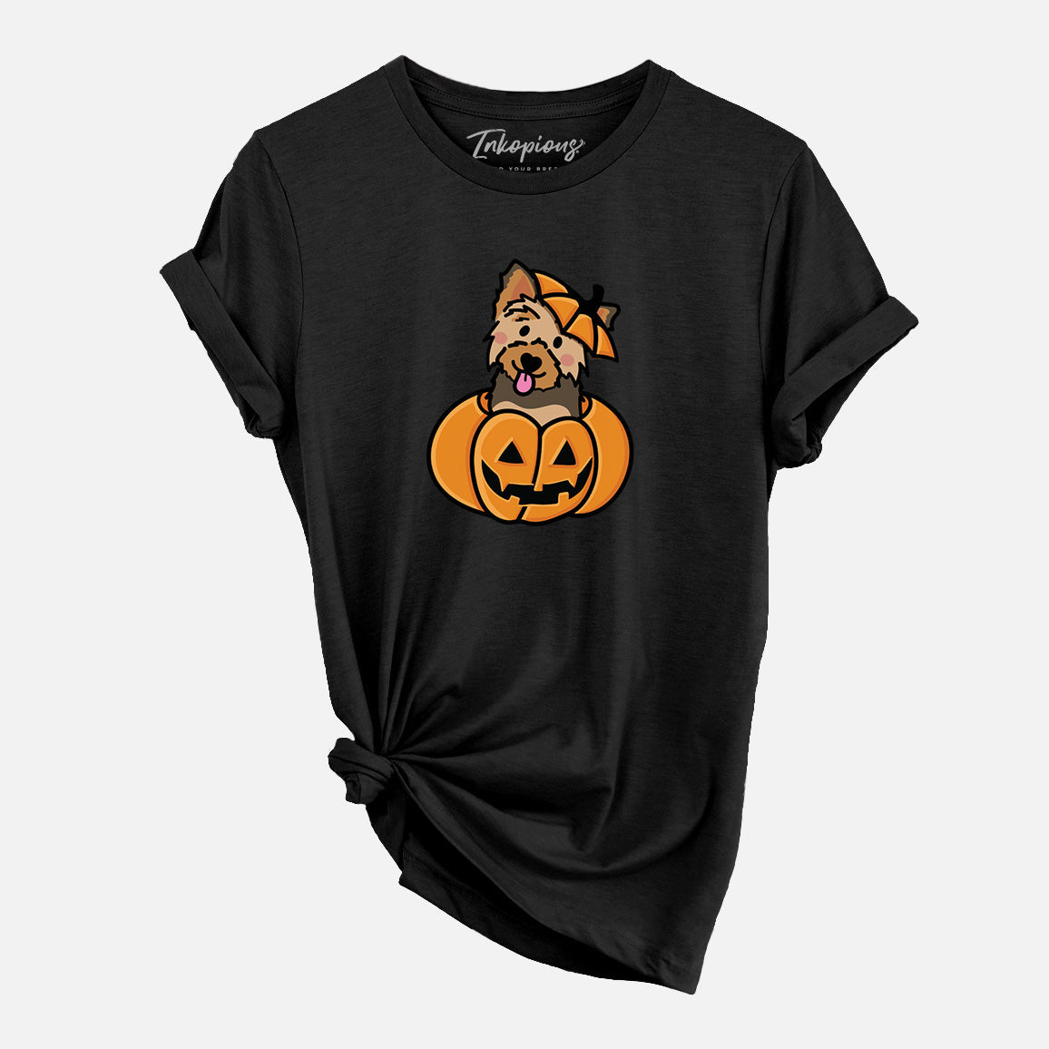 Pumpkin Pup - Yorkie - Unisex Crewneck