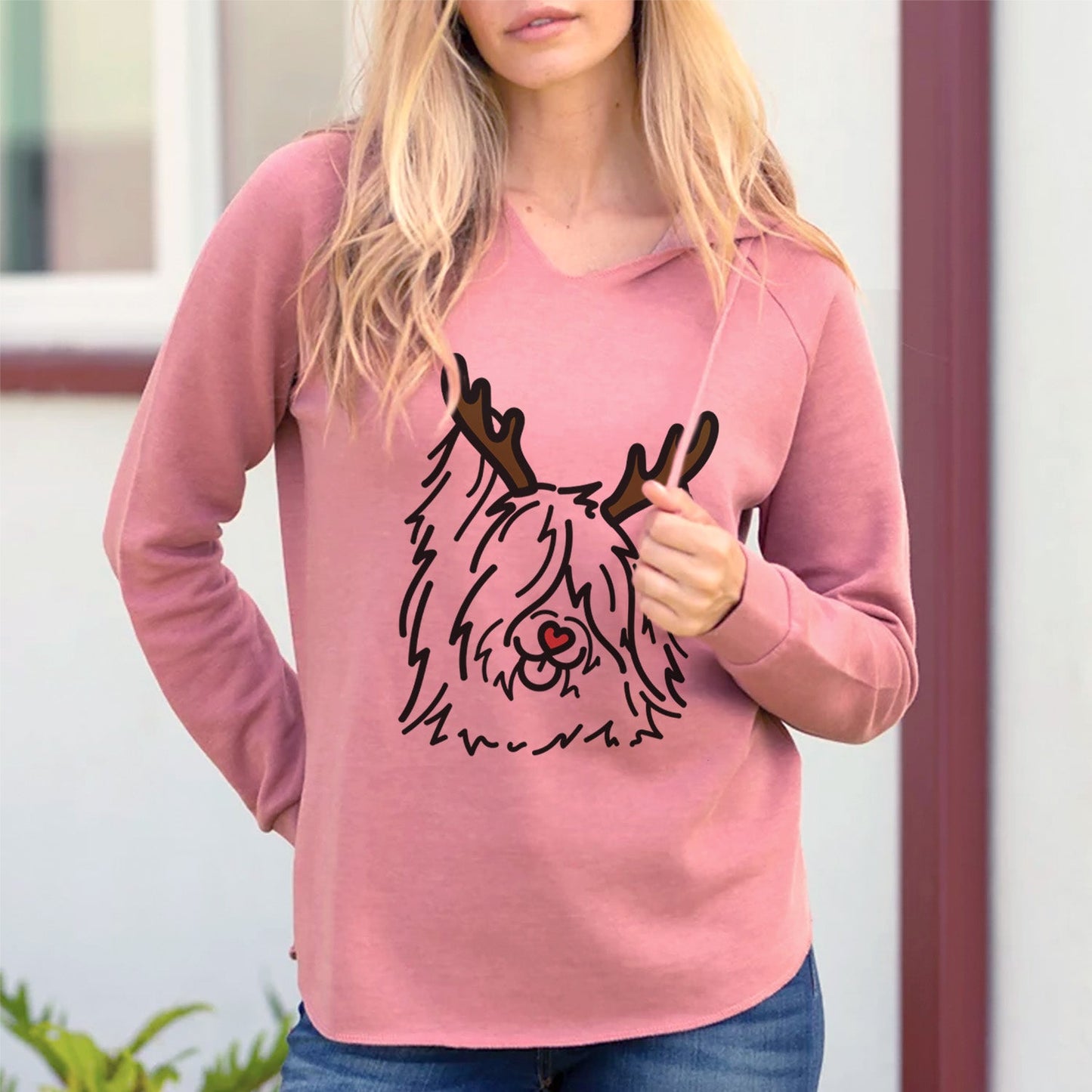Red Nose Skye Terrier - Dougal - Cali Wave Hooded Sweatshirt