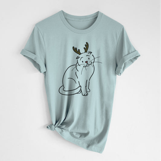 Red Nose Scottish Fold Cat - Hank - Unisex Crewneck