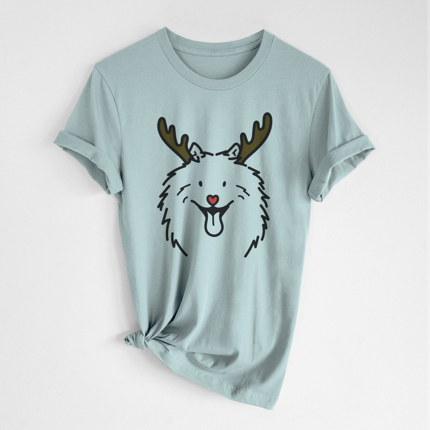 Red Nose Samoyed - Johnny - Unisex Crewneck
