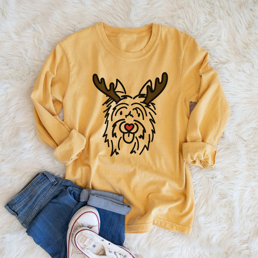 Red Nose Silky Terrier - Monty - Heavyweight 100% Cotton Long Sleeve