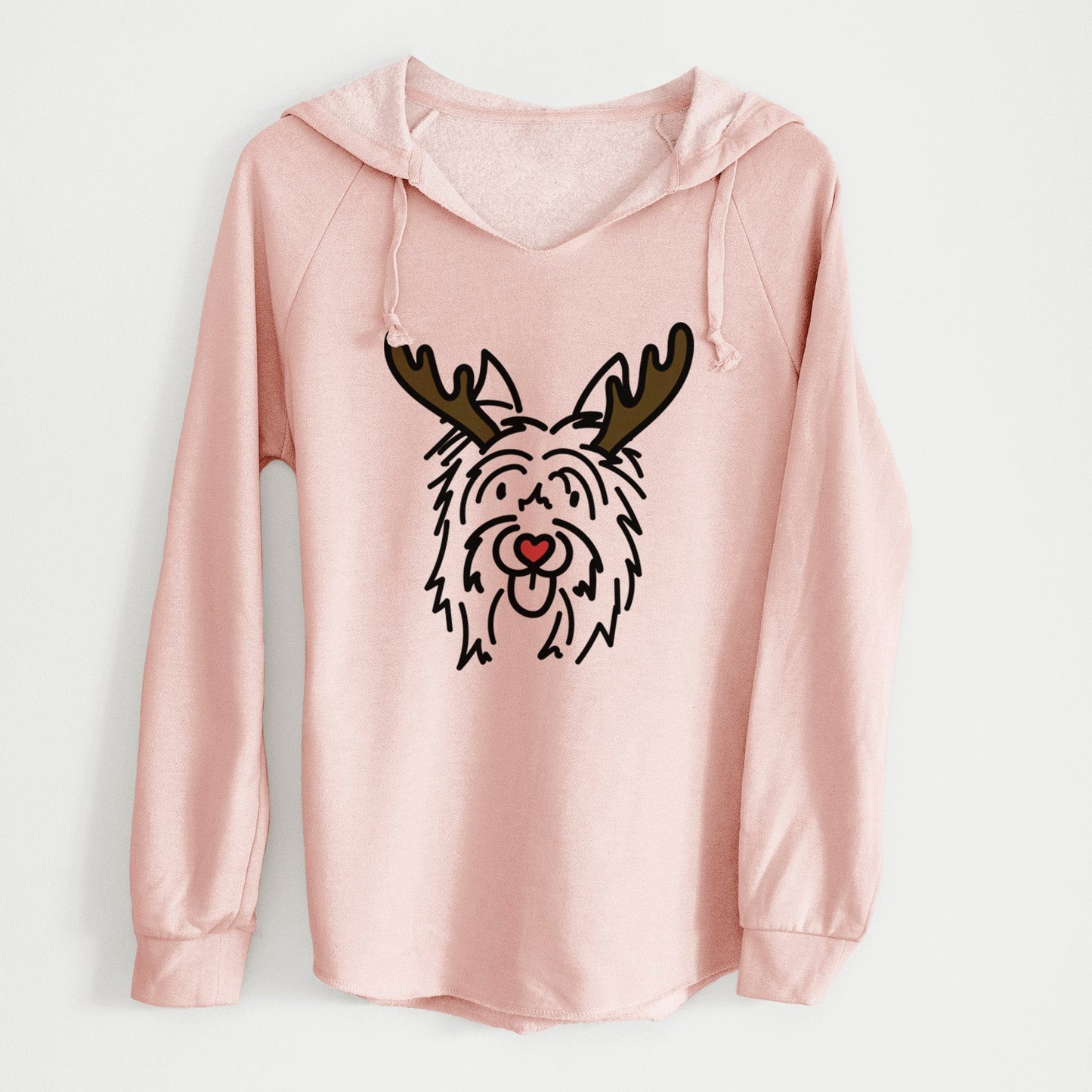 Red Nose Silky Terrier - Monty - Cali Wave Hooded Sweatshirt