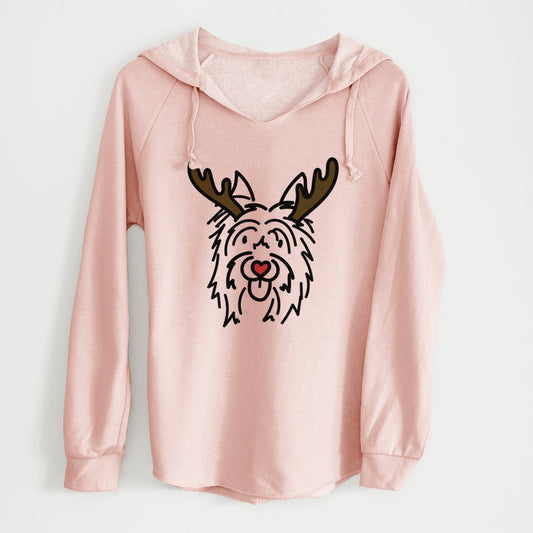 Red Nose Silky Terrier - Monty - Cali Wave Hooded Sweatshirt