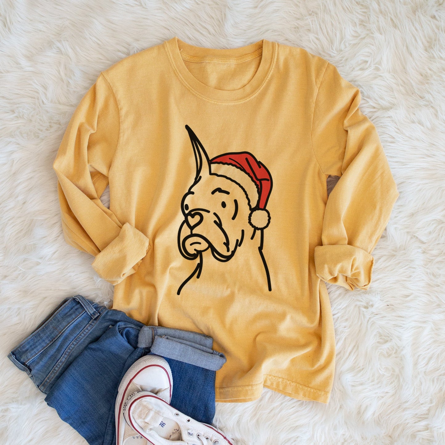 Jolly Rescue Boxer - Billy - Heavyweight 100% Cotton Long Sleeve